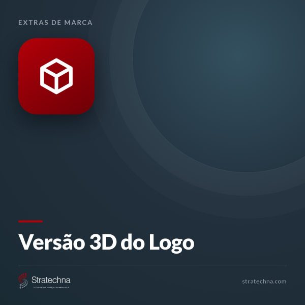 Versão 3D do Logo