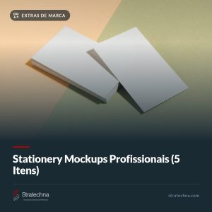 Stationery Mockups Profissionais (5 Itens)