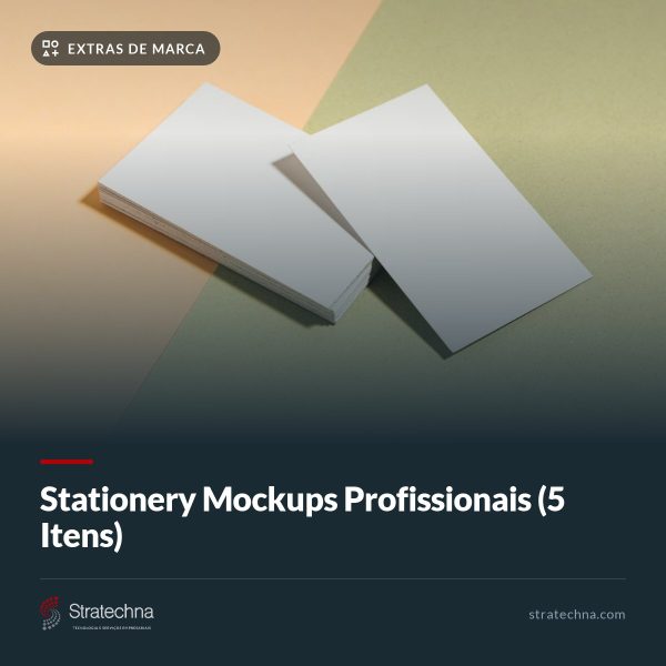 Stationery Mockups Profissionais (5 Itens)