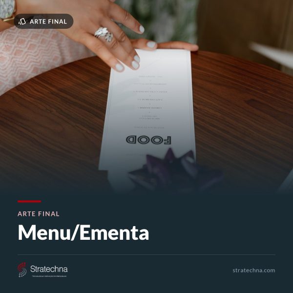 Arte Final – Menu/Ementa
