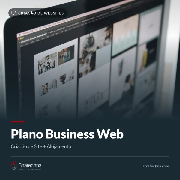 Plano Business Web — Criação de Site + Alojamento Plano Business Web — Criação de Site + Alojamento