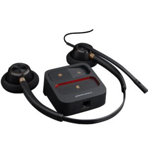 Poly EncorePro 520 - EncorePro 500 series - auscultadores - no ouvido - com cabo - Quick Disconnect - preto - Certificado para Skype for Business, certificação UC - Replaces Poly SKU 89434-02