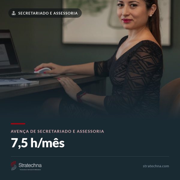 Avença de secretariado e assessoria — 7,5 h/mês