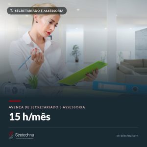 Avença de secretariado e assessoria — 15 h/mês