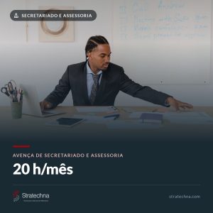 Avença de secretariado e assessoria — 20 h/mês