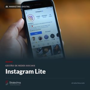 Gestão de redes sociais — Instagram Lite
