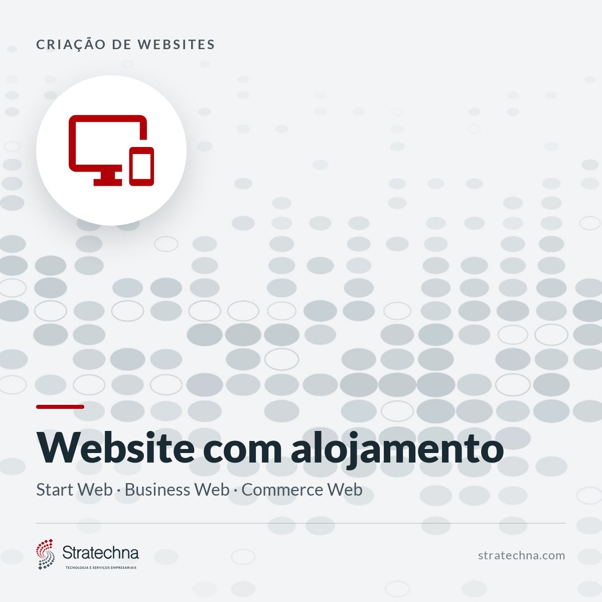 Website com alojamento