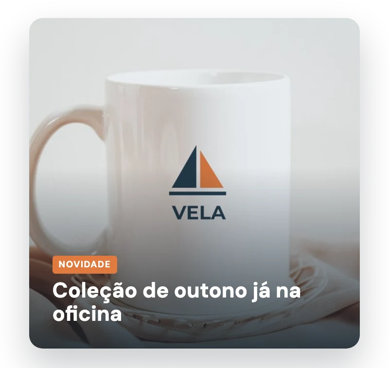 Exemplo de publicação de uma marca fictícia